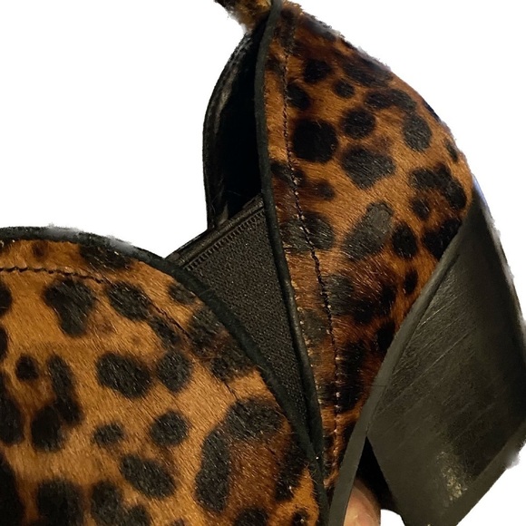 NWOT — Marc Fisher Dalaranly Calf Hair Leopard Print Bootie Size 6.5 M - Picture 7 of 11